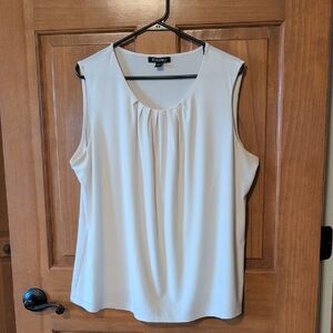 Bali Cream Sleeveless Top